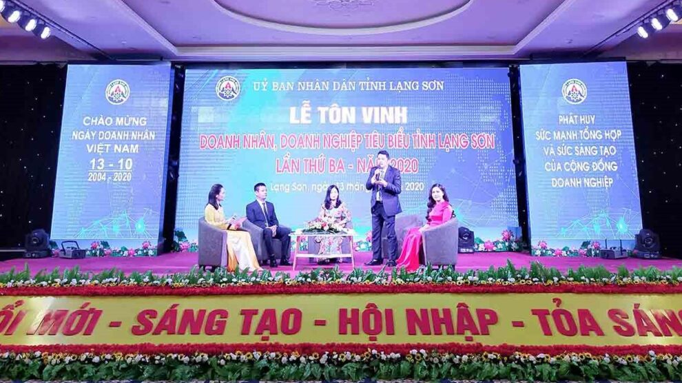 Lạng Sơn: Lễ tôn vinh doanh nhân, doanh nghiệp tiêu biểu lần thứ Ba – Năm 2020